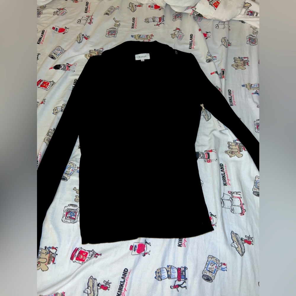 Black Long Sleeve Top